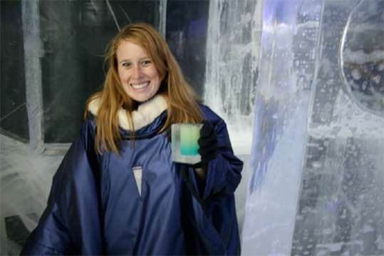 IceBar With a friend at ice bar