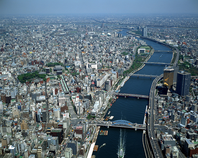 Tokyo cityscape.
