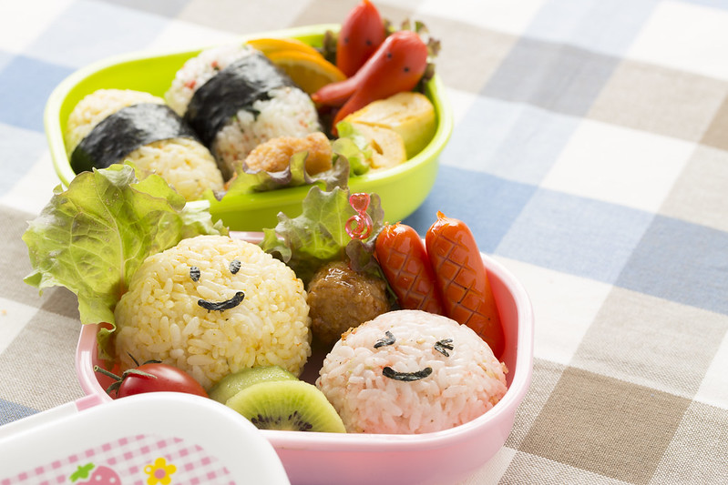 Homemade Japanese bento box