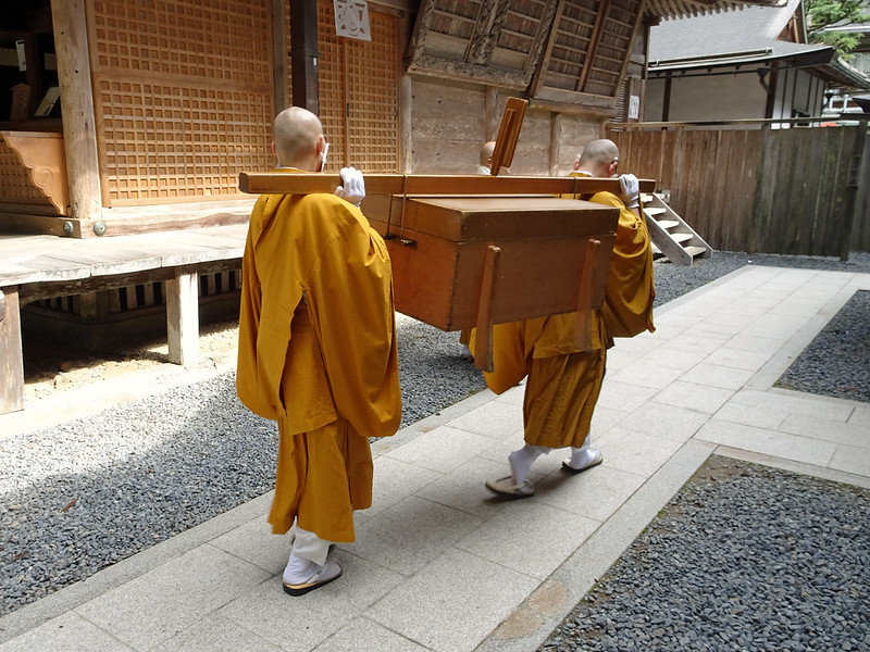 Buddhist monks at Mount Koya