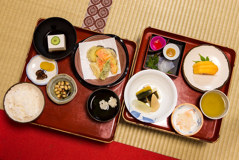 Japanese breakfast at Koyasan monastery