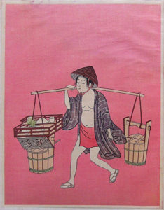 The Water Vendor by Suzuki Harunobu.