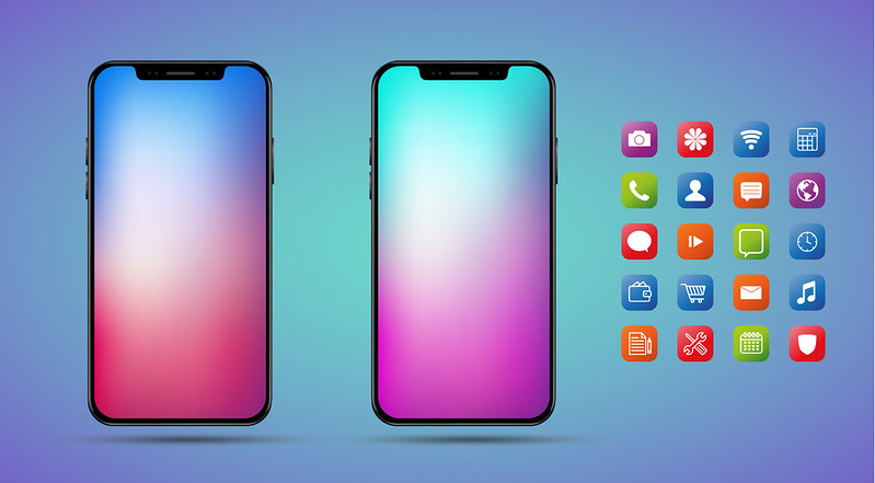 Smart phone collection with apps
