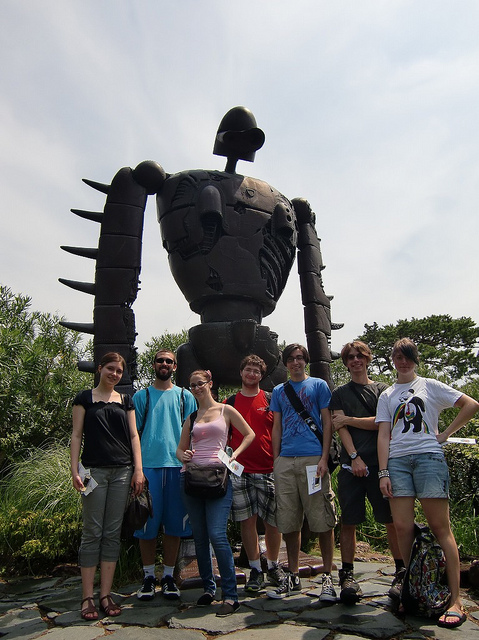 KCP Summer Anime/Manga 2013 students at Ghibli Museum