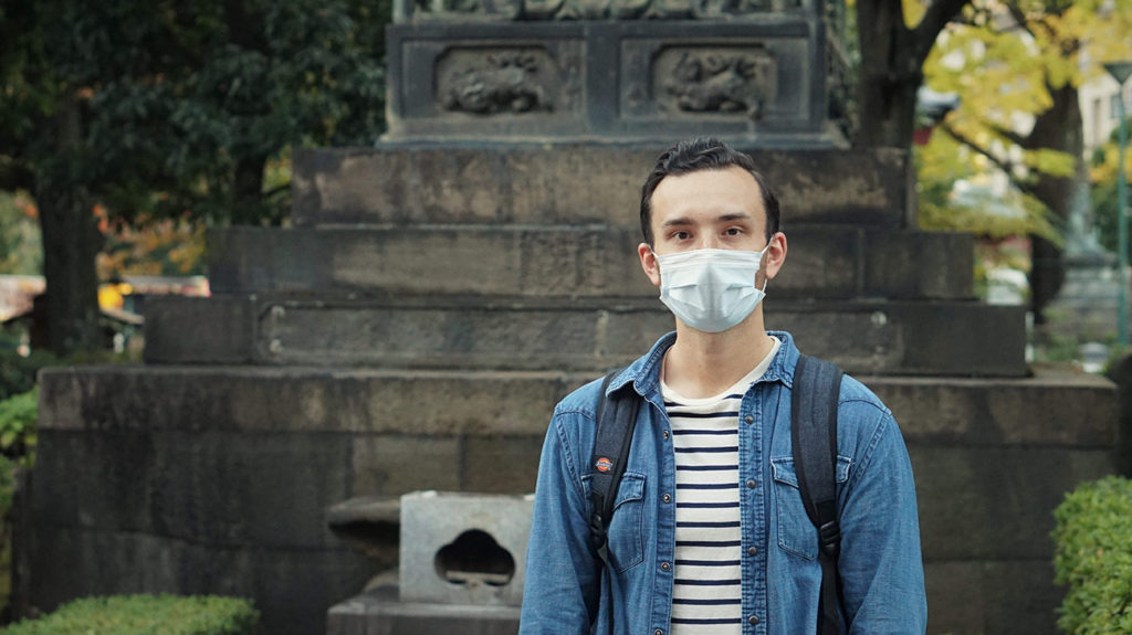 KCP classmate in Asakusa, Tokyo